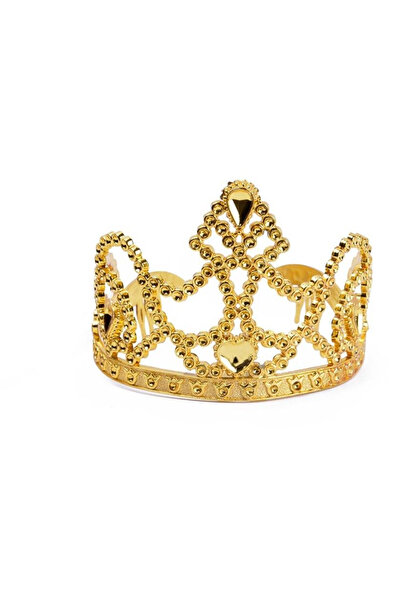 Arpex Tiara Arpex, coroana aurie cu pieptene, multicolor, 0x12x16cm