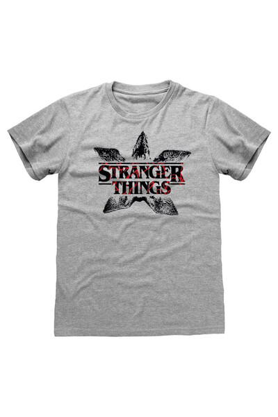 Heroes inc Tricou Stranger Things cu Demogorgon, Mărimea S, 100% bumbac