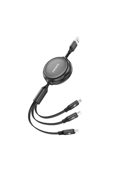 FONENG Cablu 3 în 1 X113 Pentru Magsafe iPhone 12 13 14 Încărcare rapidă 1.1M