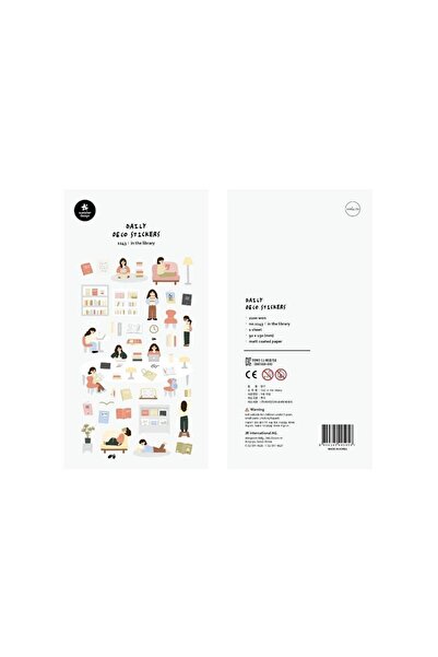 suatelier Set de stickere decorative, Suatelier, colecția „W bibliotece”, 9.8...