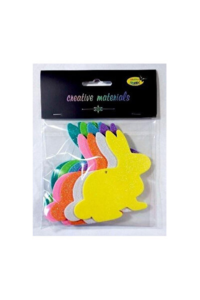 Galeria Hobby Figurine decorative din spuma cu sclipici, 10 cm, multicolor, 8...