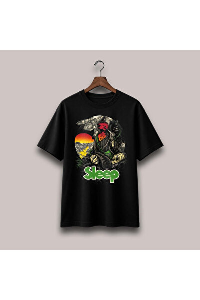 Grafftee Clothing Unisex majica sa štampanim motivom za spavanje, veće veličine