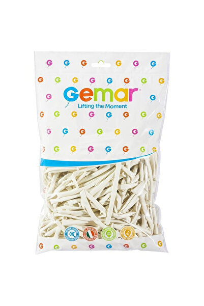 Godan Gemar Balony rurki italiene albe D4 2 " 100 bucăți.