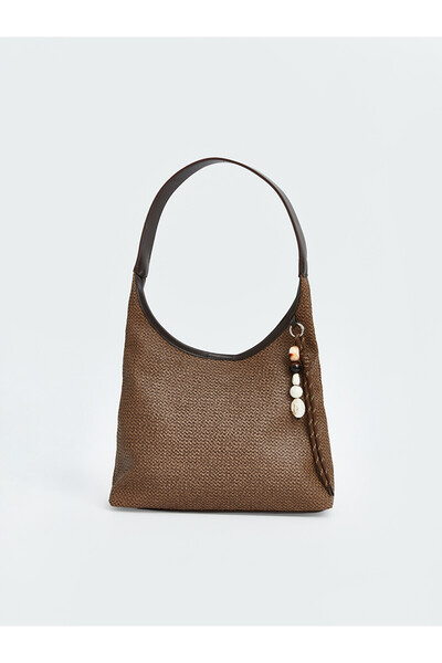 LC Waikiki Özmarka New Season Straw Look Women's Shoulder Bag
