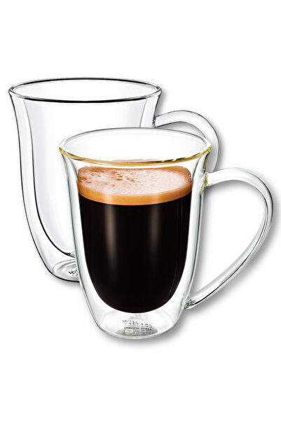 WILMAX ENGLAND Set 2 căni termo sticlă, 250 ml, Thermoglass Wilmax
