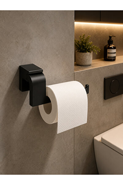 BERFİNO Covered Toilet Paper Holder |   Stainless Metal Bathroom Wc Toilet Pa...