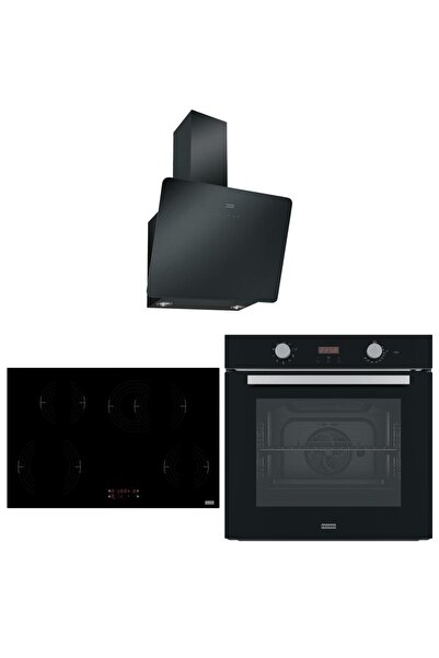 Franke Siyah Ankastre Set ( FSL 86 H BK-FPJ 615 V BK A-FRSM 704 C TOD BK)
