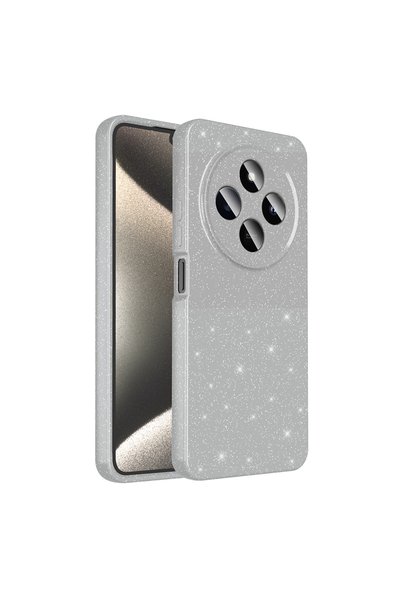 zore Xiaomi Redmi 14C 4g Case Camera Protected Silvery Silicone Superior Prot...