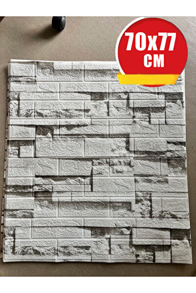 Bien Home 3d Kendinden Yapışkanlı Tuğla Duvar Kağıdı Kaplama Panel Köpük 70x7...