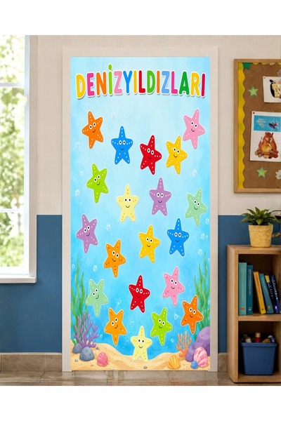 PROMISEBACKDROP2 190X75Cm Elastic Door Decoration, Fabric Door Dressing, Star...
