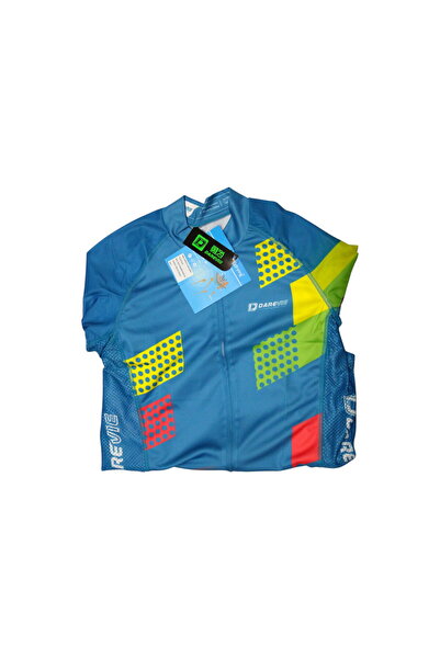 DAREVIE Jachetă sport sintetică pentru bărbați, Pro Jersey, DVJ046, Albastru