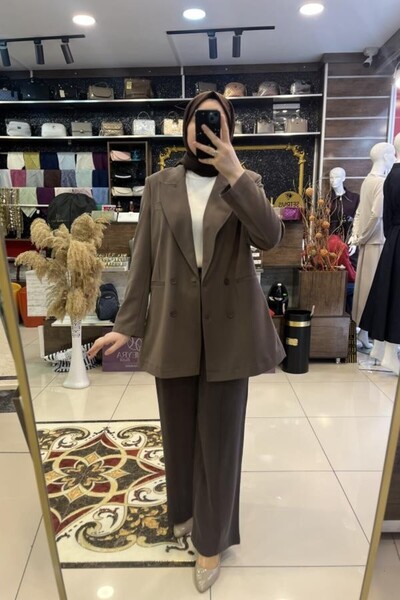 HÜMEYRA BUTİK Double Breasted Blazer Jacket