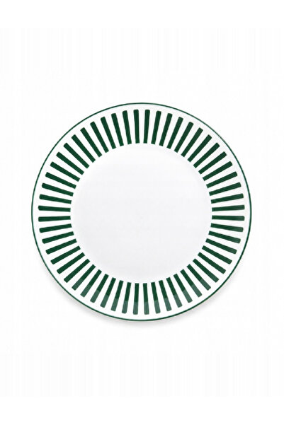 Evendi Plate, White/Green