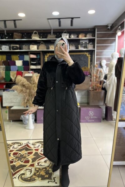 HÜMEYRA BUTİK معطف من الفرو من الأعلى