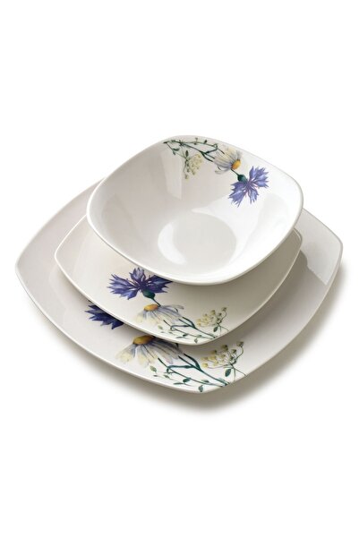 MONDEX Set de masă porțelan Affekdesign Lea Cornflower 16.5x5 18x18x2 24x24x2...