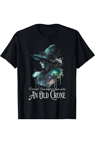 212Wear Men's Never Underestimate an Old Crone T-Shirt - Celtic Knot Potion G...