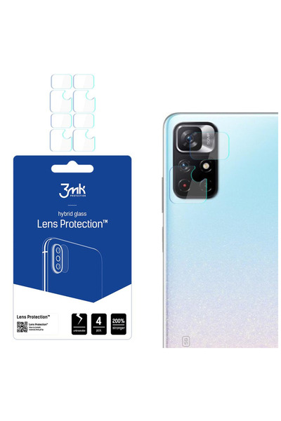 3MK Protecție lentilă pentru Xiaomi Redmi Note 11 5G, Protecție ecran din sti...
