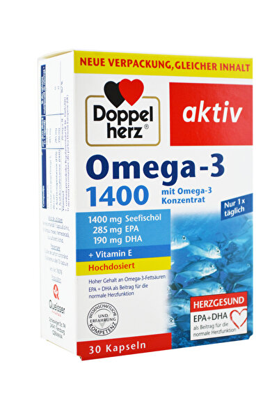 doppel herz Omega 3 1400mg Aktiv 30cps
