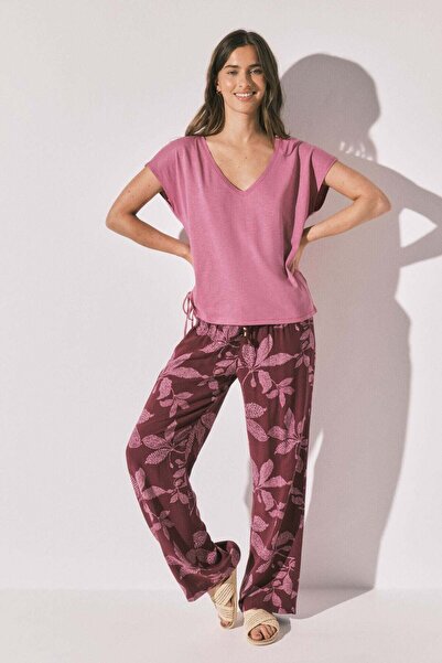Women'secret Floral Print Long Trousers