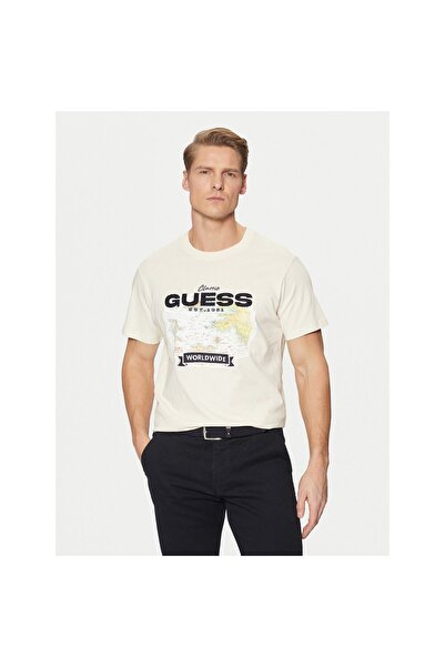 Guess Tricou bărbătesc M5RI10I3Z14 Crem