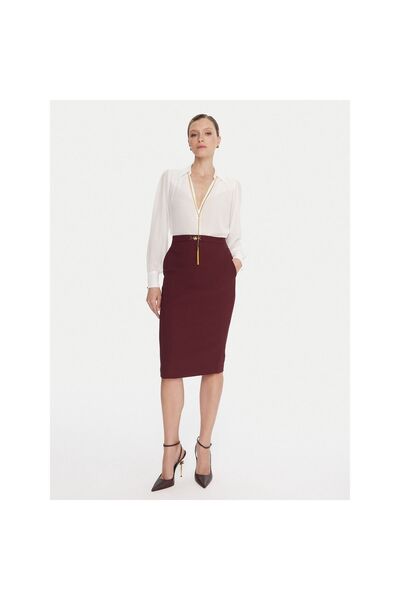Elisabetta Franchi Bluză de damă CA13357E2 Albă