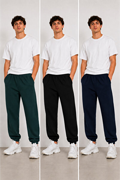 ZİYMO 3-Piece Men's Rubberized Trackpants