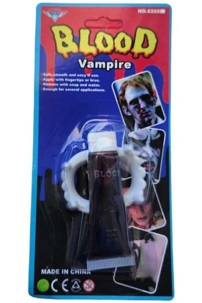 Yıldızan Ysf Shop Halloween Vampire Teeth and Blood Set 188675