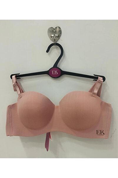 F.K Women's Padded Laser Cut Bra Without Underwire