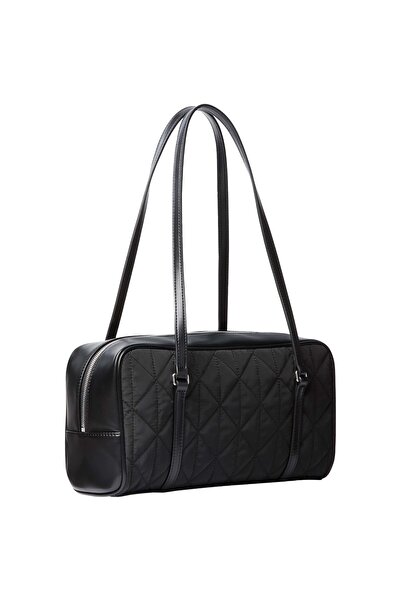 Calvin Klein QUILTED NYLON EW SATCHEL OS UB1 Black