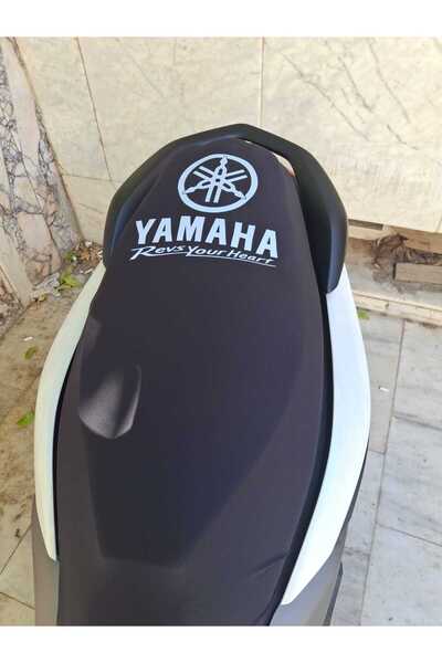 Utku Giyim YAMAHA NMAX UYUMLU LOGOLU LİKRALI MOTOSİKLET SELE KILIFI KONFOR SE...