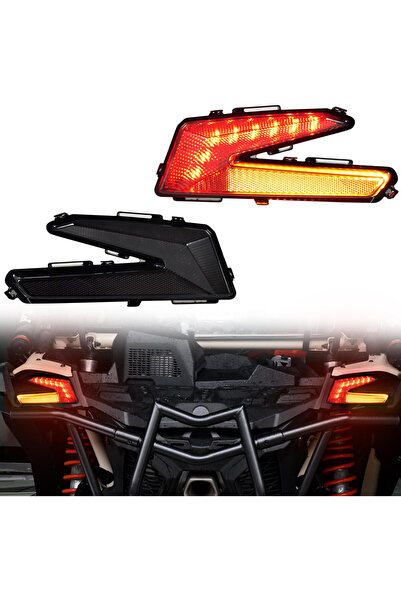 The Beast ΣΤΟΠΟΥΡΙ ΣΠΕΪΤ ΜΕ ΣΗΜΑΤΟΠΟΙΗΣΗ LED CAN-AM MAVERICK X3 ΜΑΥΡΟ