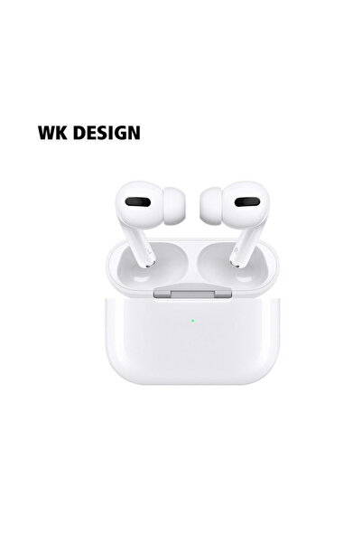WK V02 Ενδοωτικά ακουστικά Bluetooth handsfree με θήκη φόρτισης, Λευκά
