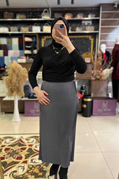 HÜMEYRA BUTİK Side Zipper Skirt