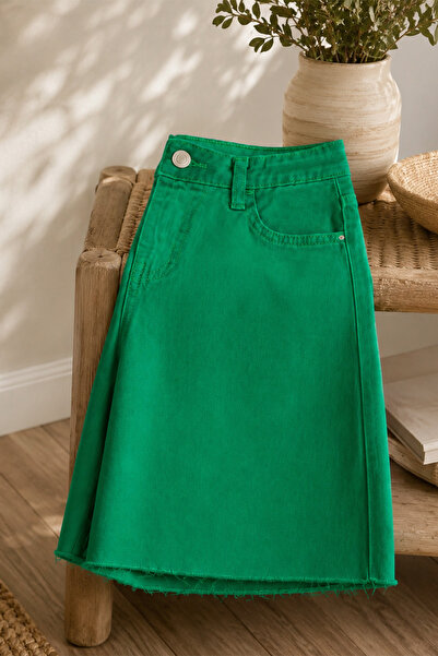 GRİİ WEAR شورت جينز أزور