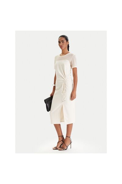 Patrizia Pepe Rochie de cocktail pentru femei 8A1596 A701 Crem