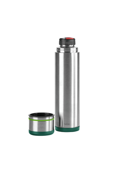 TEFAL Termos K3062414, oțel inoxidabil, 1 L, 100% etanș, menține căldura 12h,...