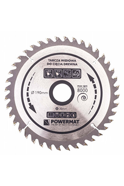 Powermat Pânză de ferăstrău circular pentru lemn TDD-160x20mm, 48 dinți, PM0886