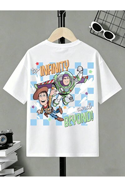 SVART WEAR تي شيرت للأطفال والمراهقين مطبوع عليه Toy Story، مصنوع من القطن بن...