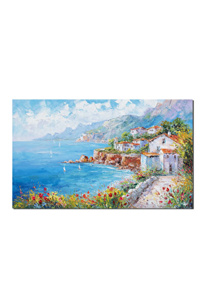 artnova Πίνακας για σαλόνι, υπνοδωμάτιο, 100x60εκ., ζωγραφισμένο στο χέρι Μεσ...