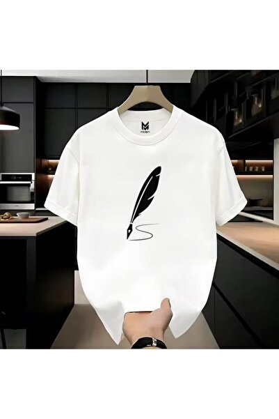 classy moda Unisex Colorful Oversize Printed T-Shirt Streetwear Comfortable F...