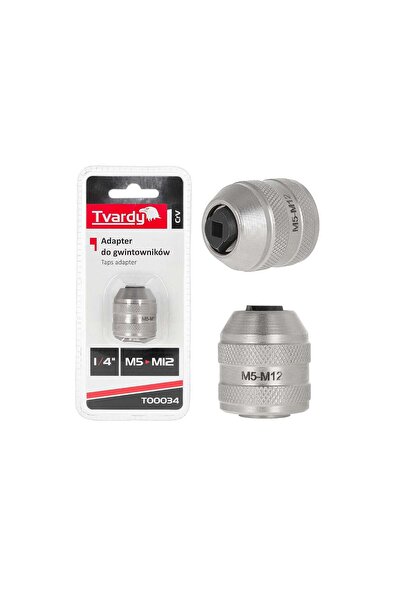 Tvardy Adaptor pentru robinete, 1/4 ", M5-M12, Cr-V, T00034