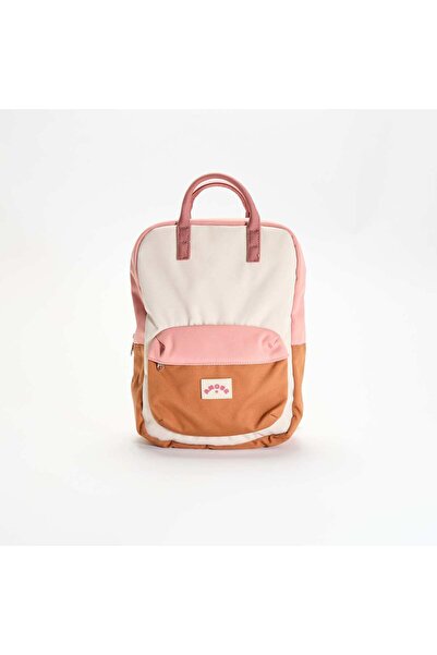 KIABI Color block backpack BEIGE