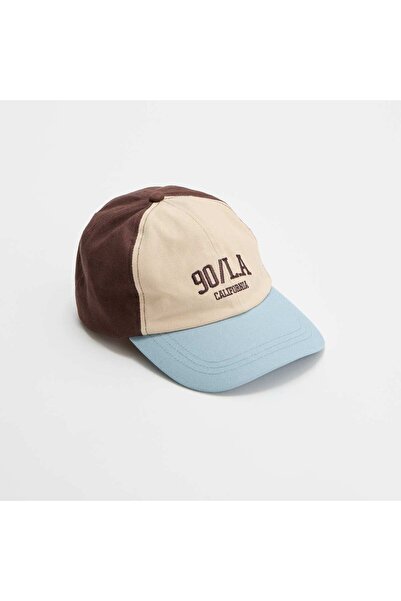 KIABI 'California' scratch-fastening cap BROWN
