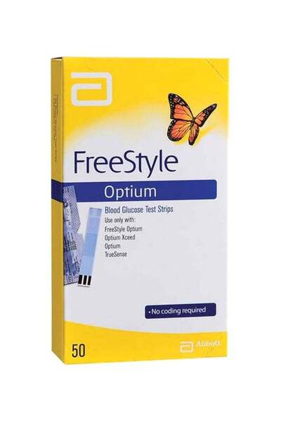 Freestyle Optium Blood Glucose Test Strips