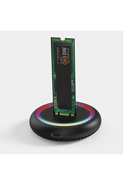 Choice SD03C Blueendless Dual Protocol SSD m 2 docking station RGB LED Light ...