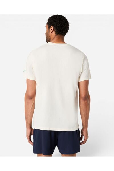 Asics LOGO GRAPHIC TEE Erkek Bej Kısa Kollu Tshirt 2031F334-100