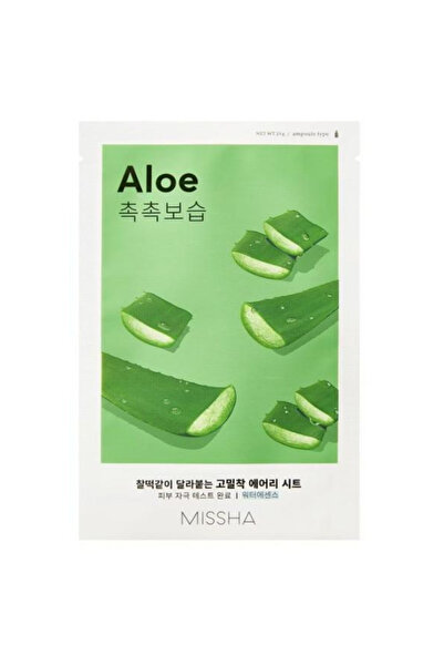 Missha Masca Tip Servetel cu Aloe - Airy Fit Sheet Face Mask - Aloe, 19 g