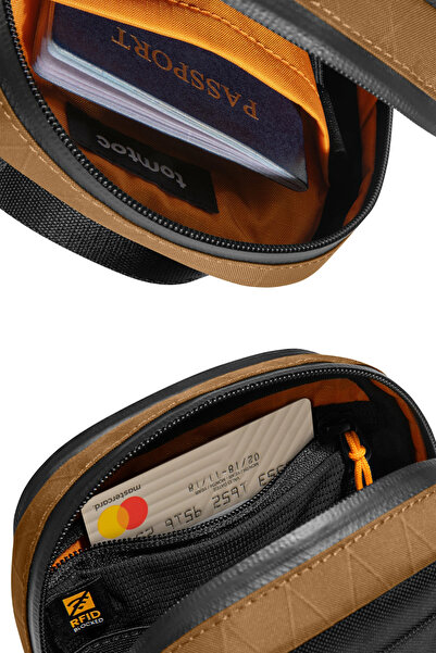 Tomtoc Aviator X-Pac Serisi T37 1.3L Kahverengi El ve Omuz Çantası - T37S1Y1