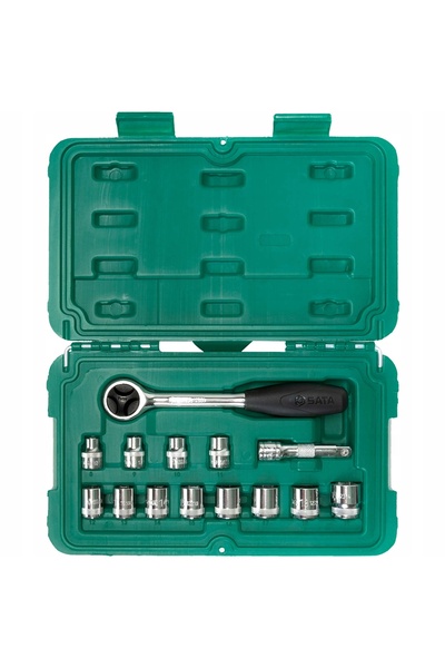 SATA ST09523 SET CHEI DE BUCĂTĂRIE ȘI CHEI DE TUBULARE 14 BUC. 3/8"