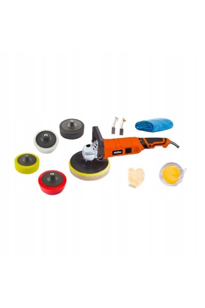 Kraft&dele Polizor electric auto 2650W 180MM 800-3300rpm Set XXL + bureți